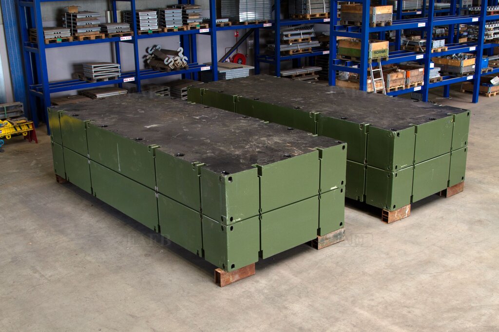 4 New Unused 6m x 2.5m Container Pontoons